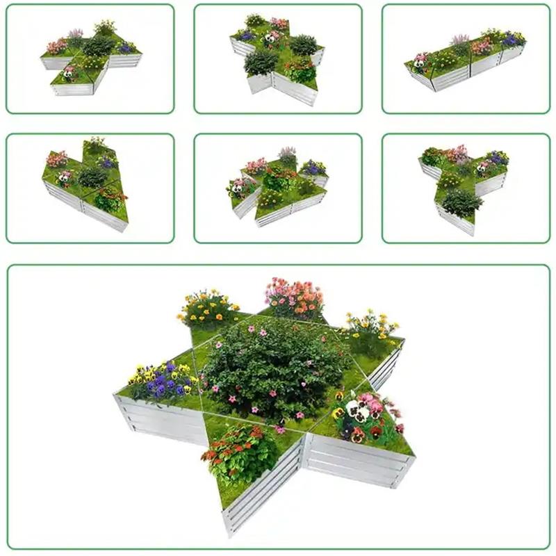 Canteiros elevados galvanizados DIY