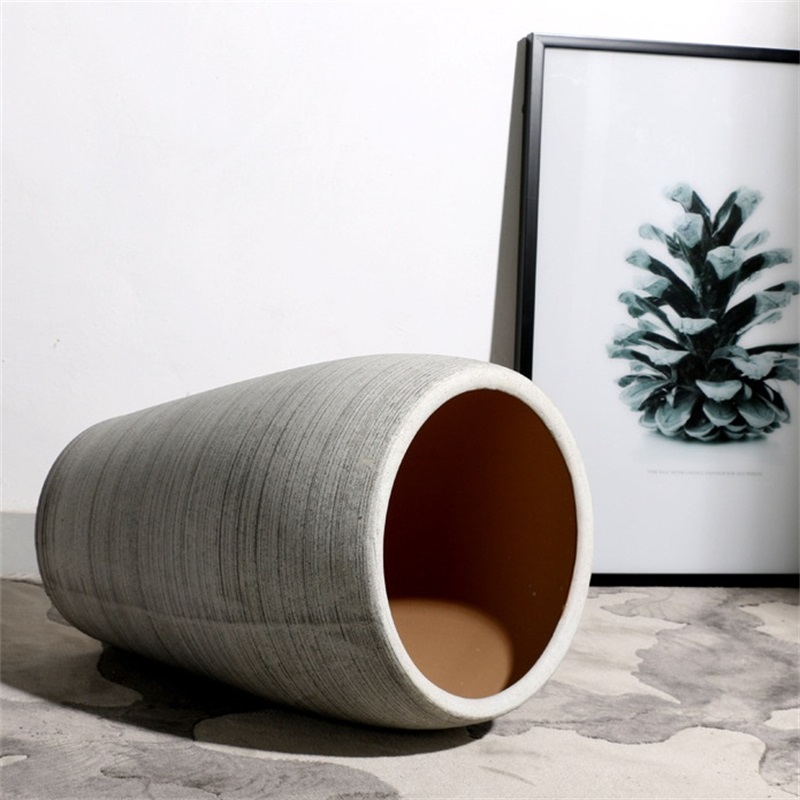 Vaso de cerâmica para decoração de jardim doméstico