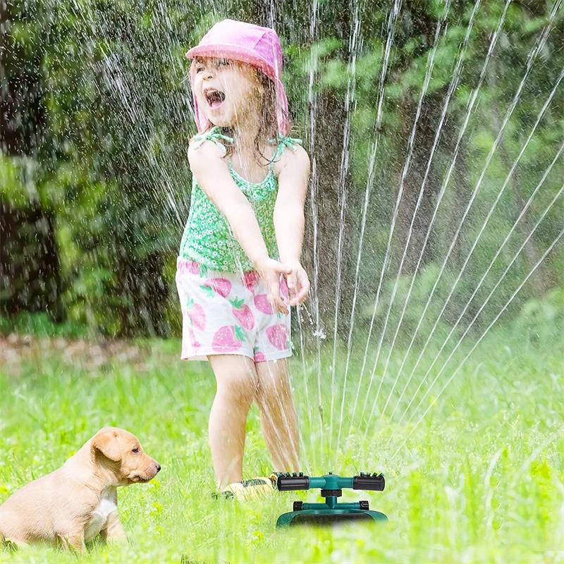 Aspersor de três pontas para irrigação de irrigação de gramado de jardim