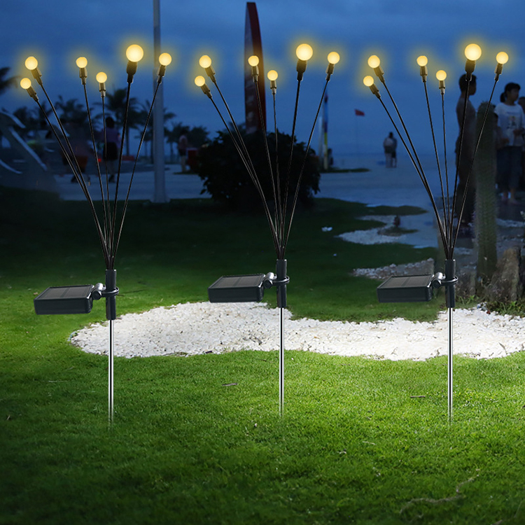 Luzes solares LED para jardim