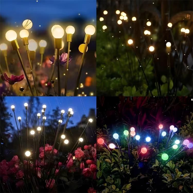 Luzes solares LED para jardim