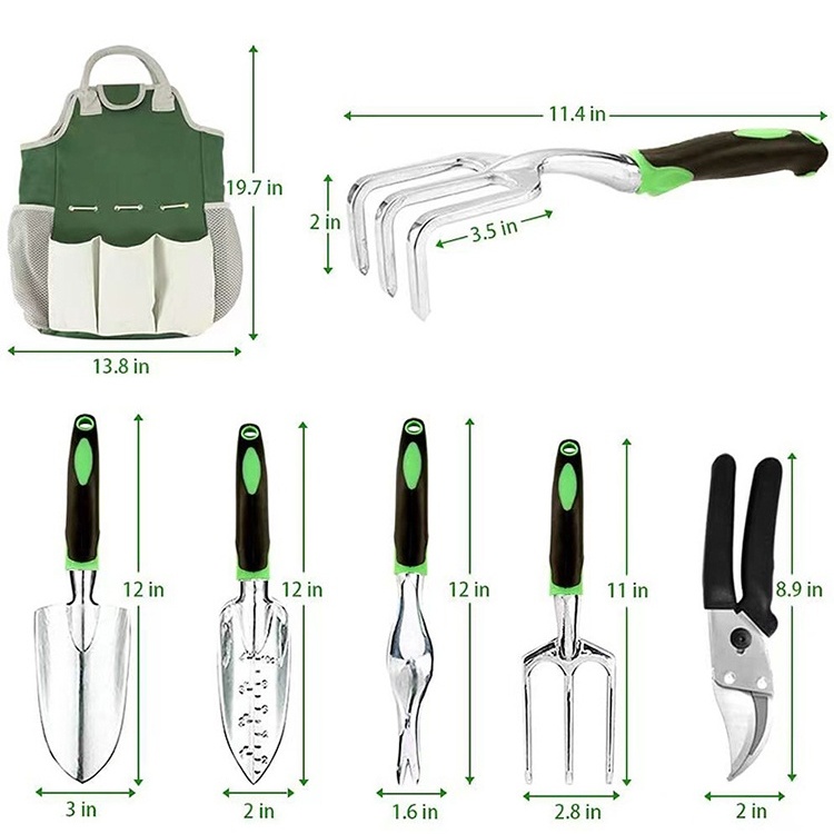 Conjunto de ferramentas de jardim