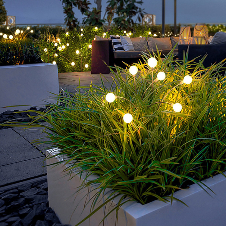 Luzes solares LED para jardim