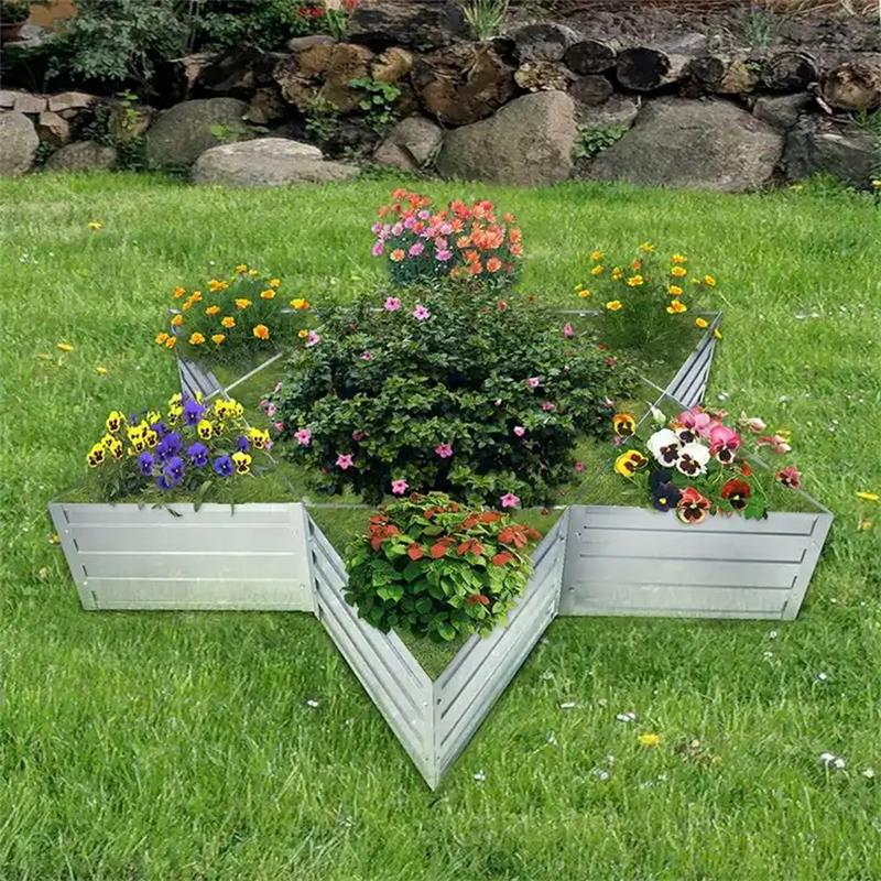 Canteiros elevados galvanizados DIY