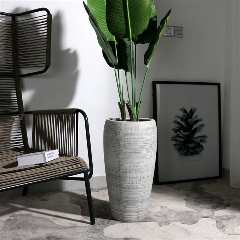 Vaso de cerâmica para decoração de jardim doméstico