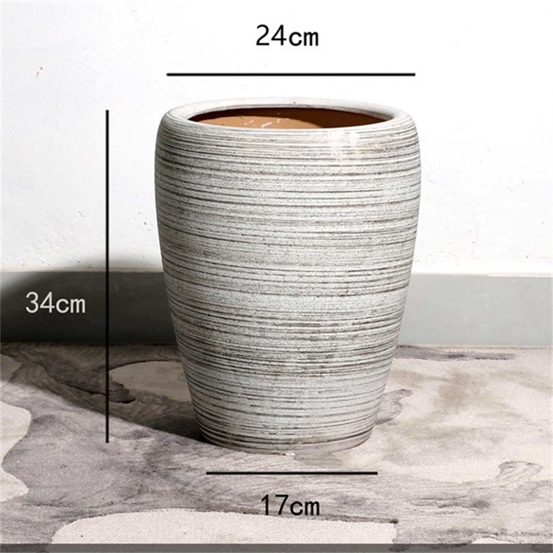 Vaso de cerâmica para decoração de jardim doméstico